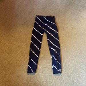 Tory Burch sport navy leggings